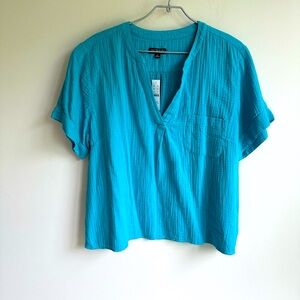 J Crew cotton gauze top